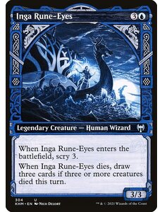 Magic: The Gathering Inga Rune-Eyes (Showcase) (304) Near Mint Foil