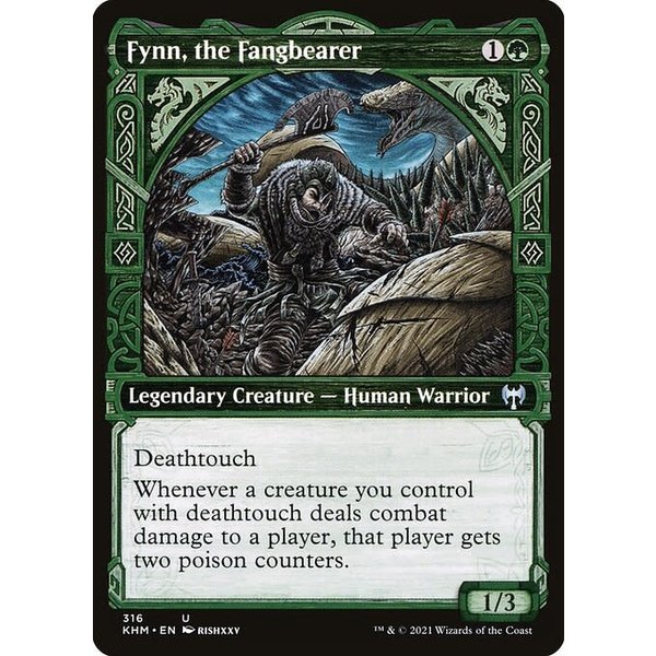 Magic: The Gathering Fynn, the Fangbearer (Showcase) (316) Lightly Played Foil
