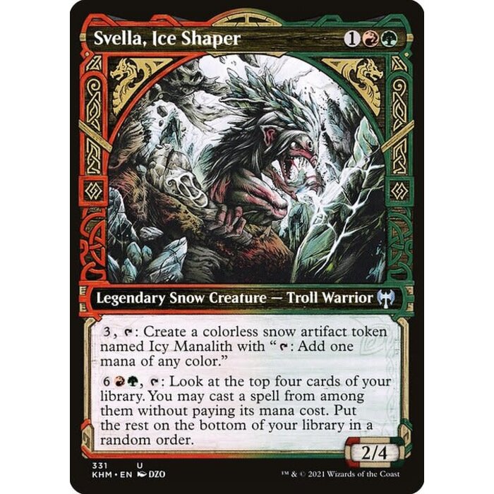 Magic: The Gathering Svella, Ice Shaper (Showcase) (331) Near Mint