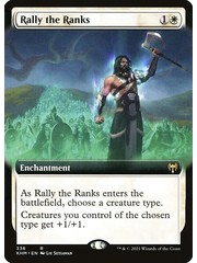 Magic: The Gathering Rally the Ranks (Extended Art) (336) Near Mint