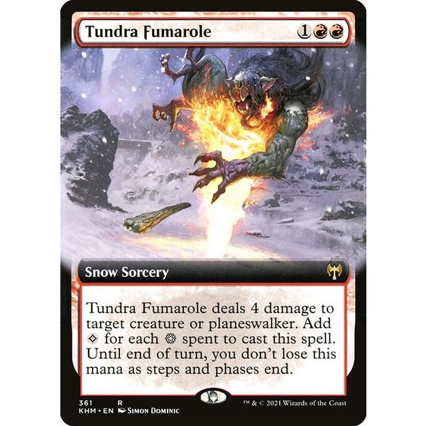 Magic: The Gathering Tundra Fumarole (Extended Art) (361) Lightly Played Foil