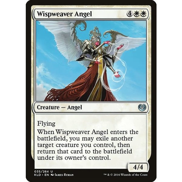 Magic: The Gathering Wispweaver Angel (035) Lightly Played
