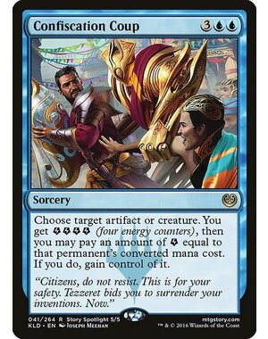 Magic: The Gathering Confiscation Coup (041) Lightly Played Foil