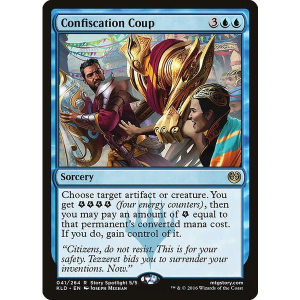 Magic: The Gathering Confiscation Coup (041) Lightly Played Foil
