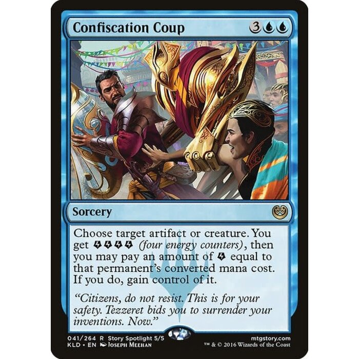 Magic: The Gathering Confiscation Coup (041) Lightly Played Foil