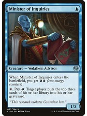 Magic: The Gathering Minister of Inquiries (057) Lightly Played