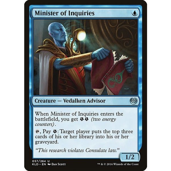 Magic: The Gathering Minister of Inquiries (057) Lightly Played
