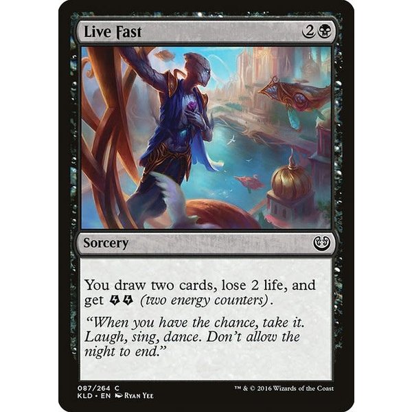 Magic: The Gathering Live Fast (087) Lightly Played