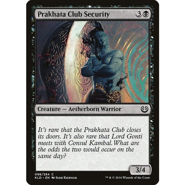 Magic: The Gathering Prakhata Club Security (098) Lightly Played