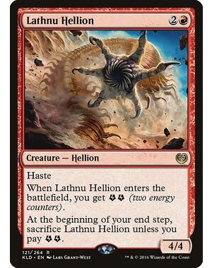 Magic: The Gathering Lathnu Hellion (121) Lightly Played