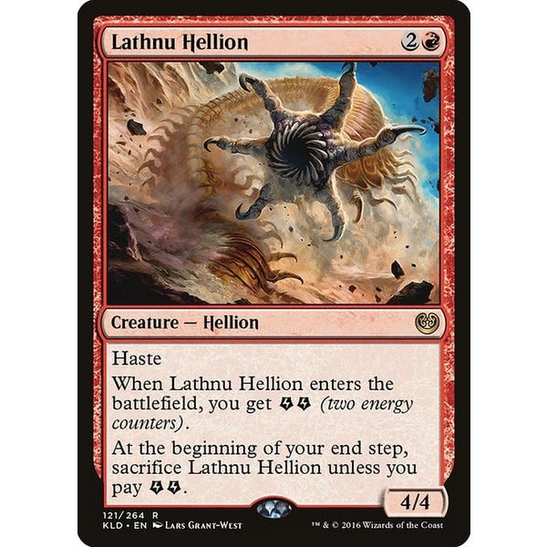 Magic: The Gathering Lathnu Hellion (121) Lightly Played