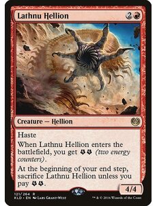 Magic: The Gathering Lathnu Hellion (121) Near Mint