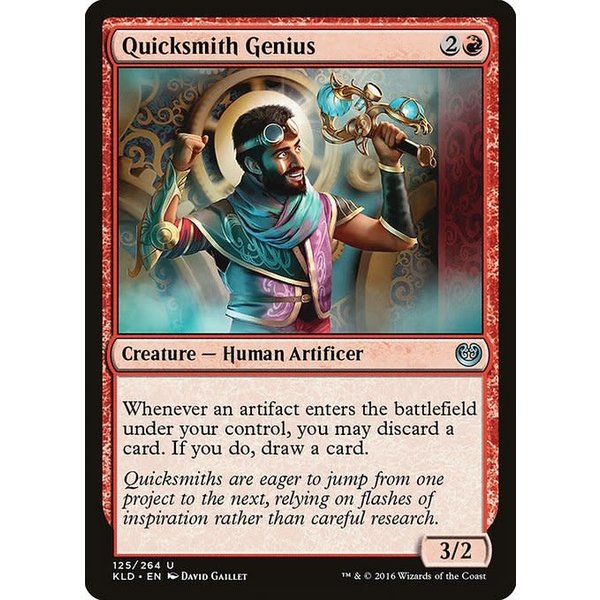 Magic: The Gathering Quicksmith Genius (125) Lightly Played
