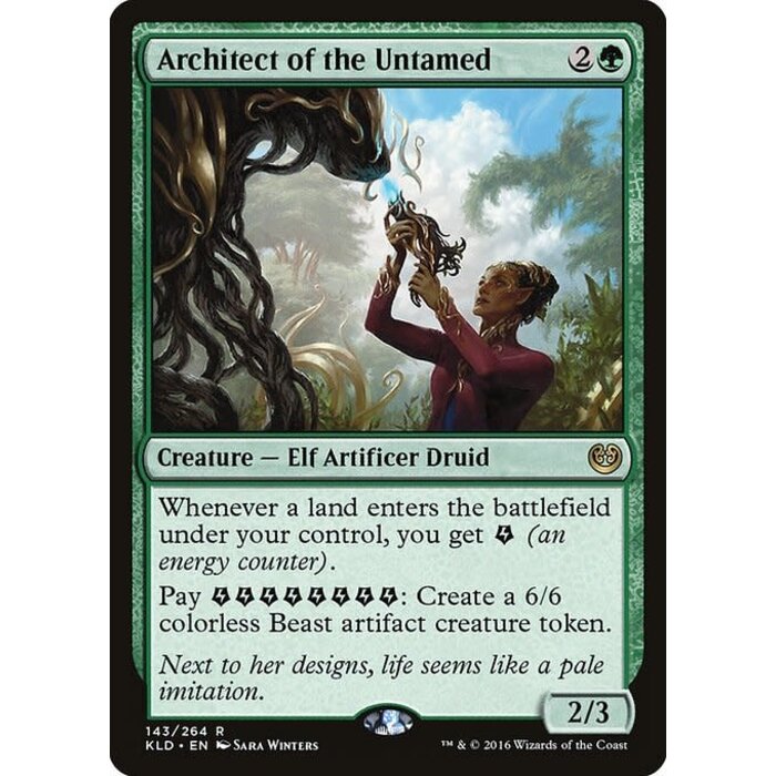 Magic: The Gathering Architect of the Untamed (143) Moderately Played