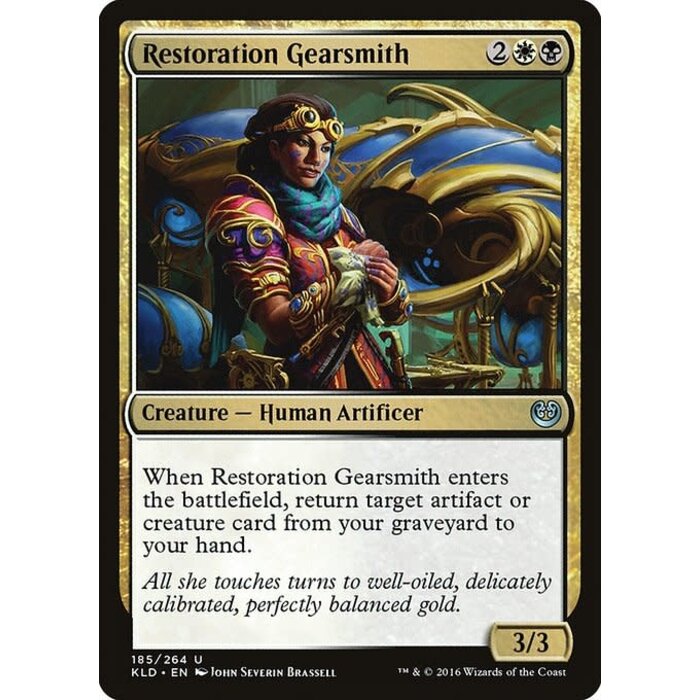 Magic: The Gathering Restoration Gearsmith (185) Lightly Played