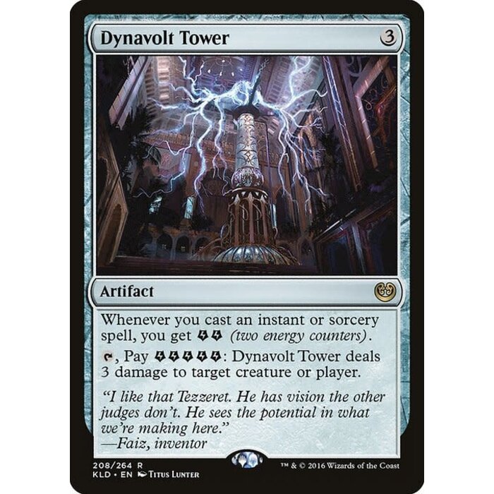 Magic: The Gathering Dynavolt Tower (208) Lightly Played