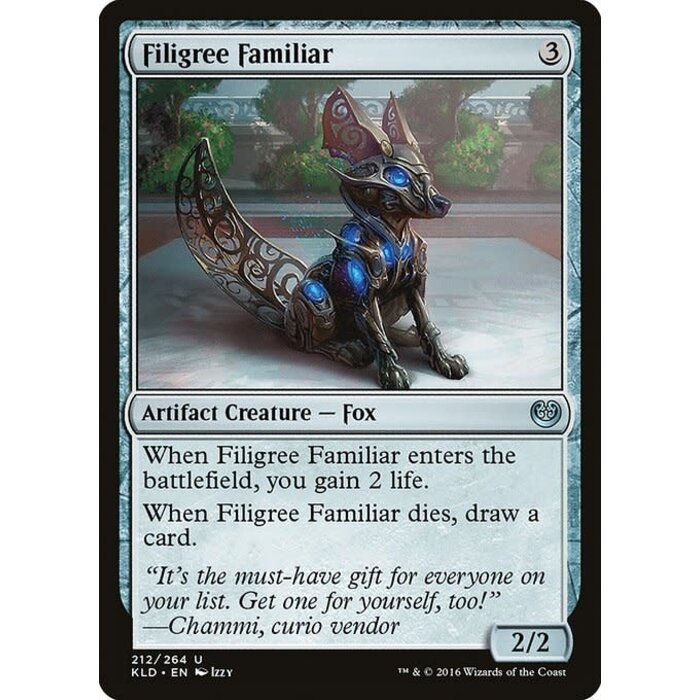 Magic: The Gathering Filigree Familiar (212) Lightly Played Foil