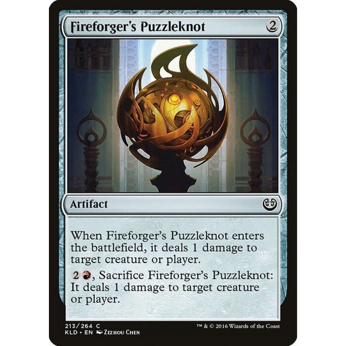 Magic: The Gathering Fireforger's Puzzleknot (213) Lightly Played