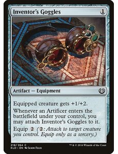 Magic: The Gathering Inventor's Goggles (218) Lightly Played