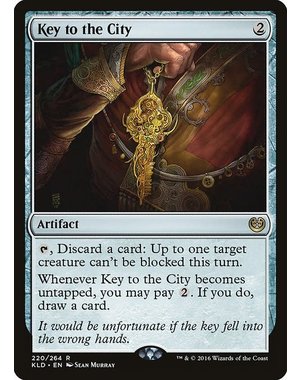 Magic: The Gathering Key to the City (220) Lightly Played