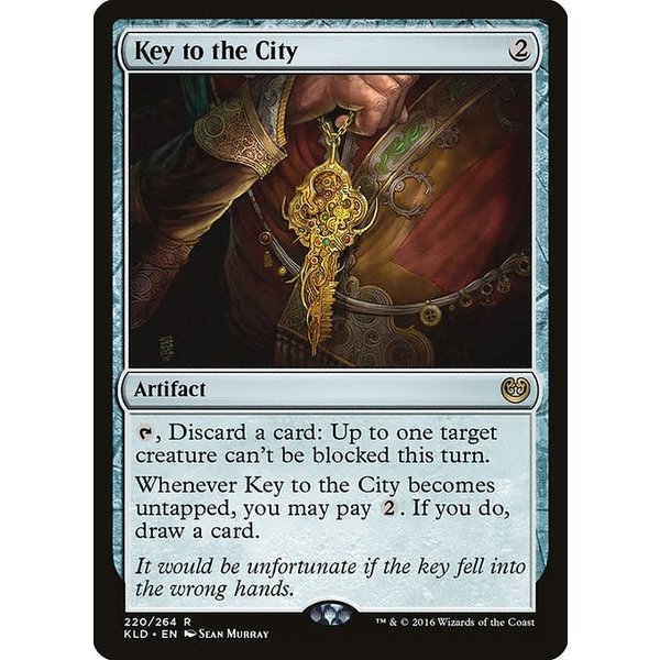 Magic: The Gathering Key to the City (220) Lightly Played