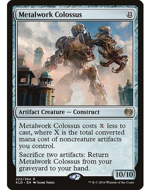 Magic: The Gathering Metalwork Colossus (222) Lightly Played