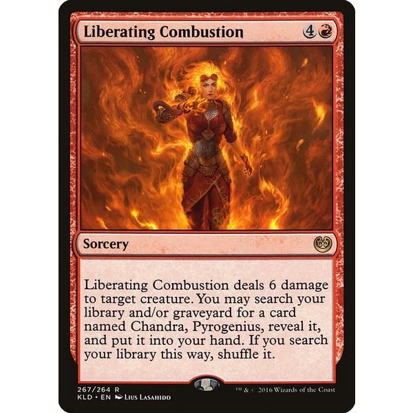 Magic: The Gathering Liberating Combustion (267) Lightly Played