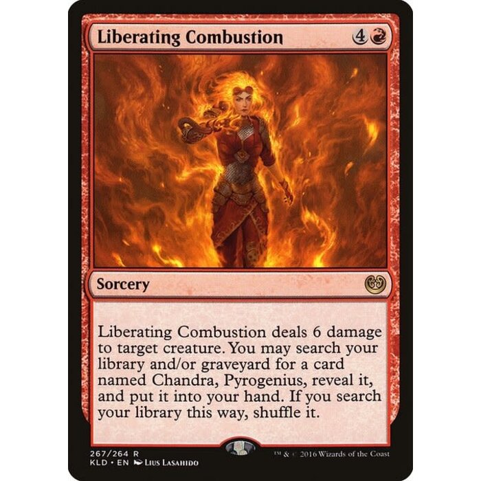 Magic: The Gathering Liberating Combustion (267) Lightly Played