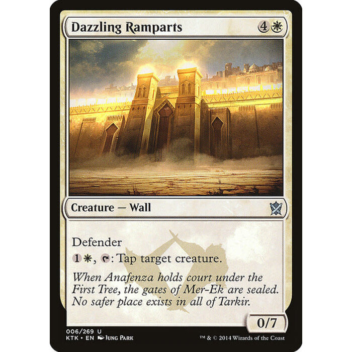 Magic: The Gathering Dazzling Ramparts (006) Near Mint