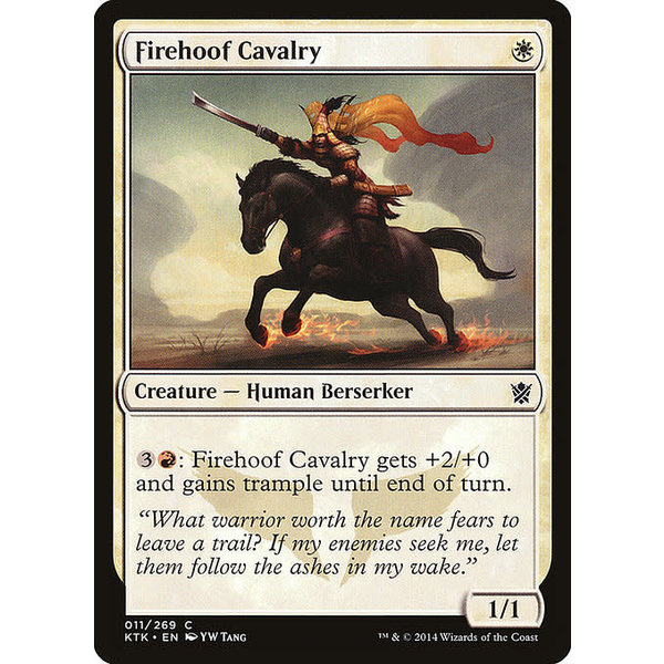 Magic: The Gathering Firehoof Cavalry (011) Lightly Played