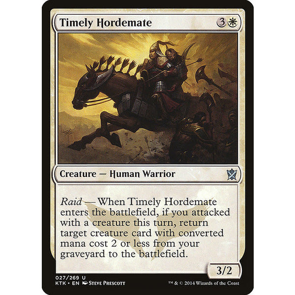 Magic: The Gathering Timely Hordemate (027) Near Mint