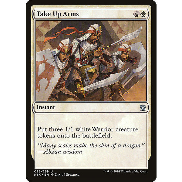 Magic: The Gathering Take Up Arms (026) Lightly Played