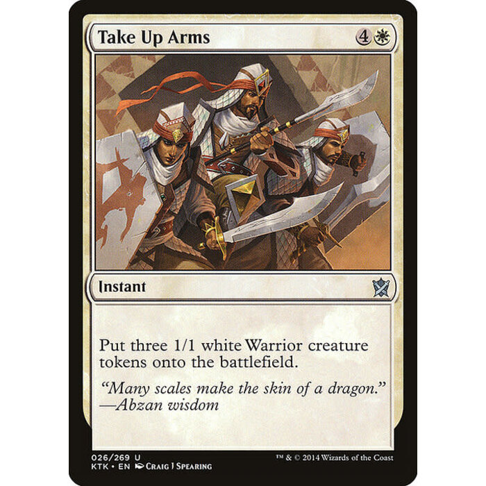 Magic: The Gathering Take Up Arms (026) Near Mint
