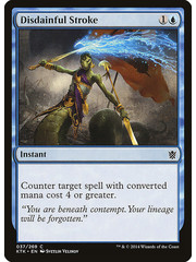 Magic: The Gathering Disdainful Stroke (037) Lightly Played