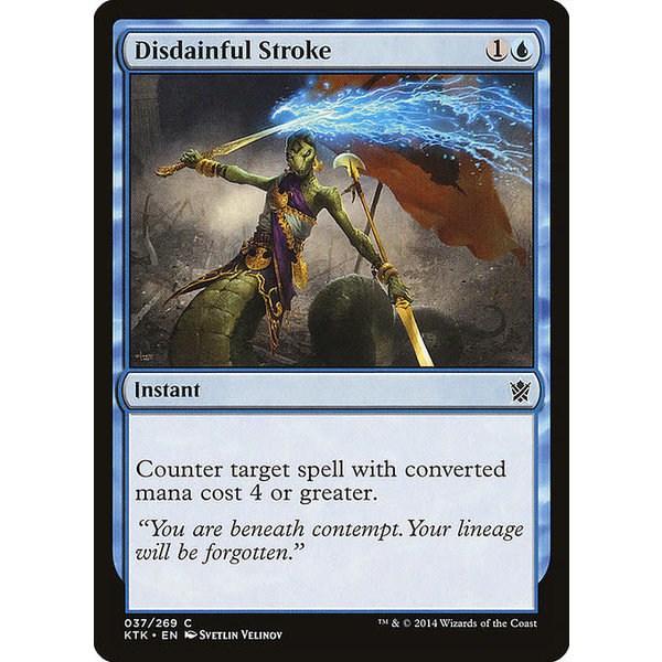 Magic: The Gathering Disdainful Stroke (037) Lightly Played