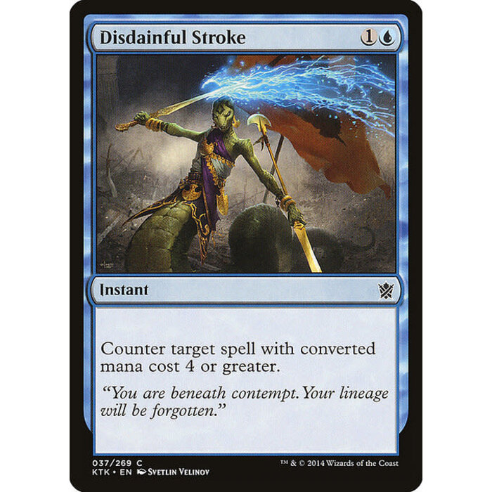 Magic: The Gathering Disdainful Stroke (037) Lightly Played
