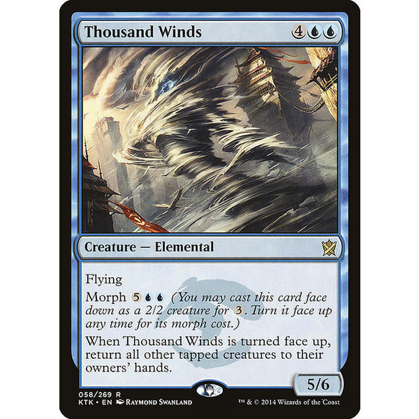 Magic: The Gathering Thousand Winds (058) Lightly Played