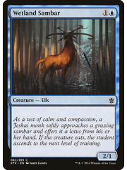 Magic: The Gathering Wetland Sambar (062) Lightly Played