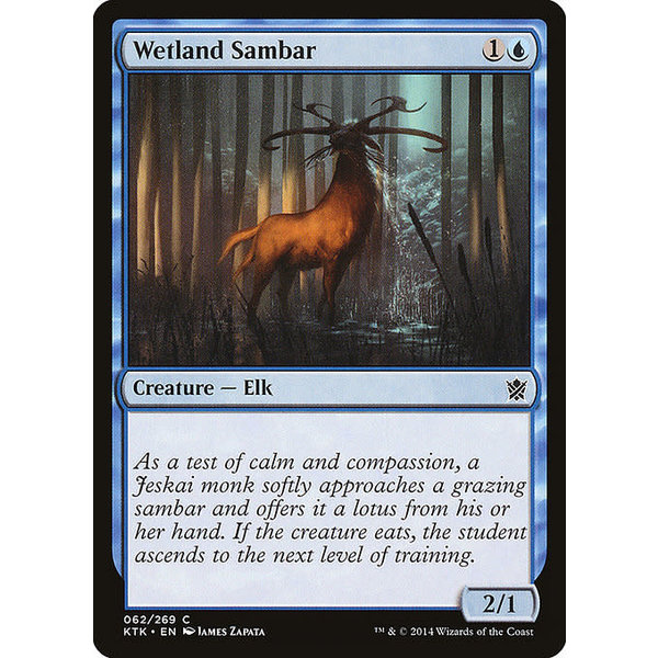 Magic: The Gathering Wetland Sambar (062) Lightly Played