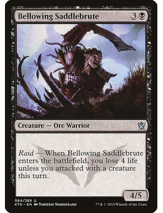 Magic: The Gathering Bellowing Saddlebrute (064) Near Mint