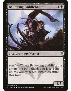 Magic: The Gathering Bellowing Saddlebrute (064) Near Mint
