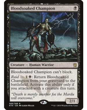 Magic: The Gathering Bloodsoaked Champion (066) Lightly Played