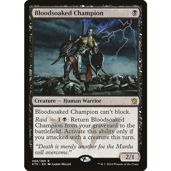 Magic: The Gathering Bloodsoaked Champion (066) Lightly Played
