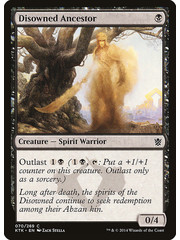 Magic: The Gathering Disowned Ancestor (070) Lightly Played