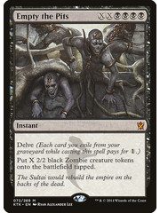 Magic: The Gathering Empty the Pits (072) Lightly Played