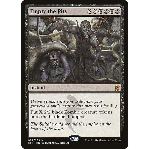 Magic: The Gathering Empty the Pits (072) Lightly Played