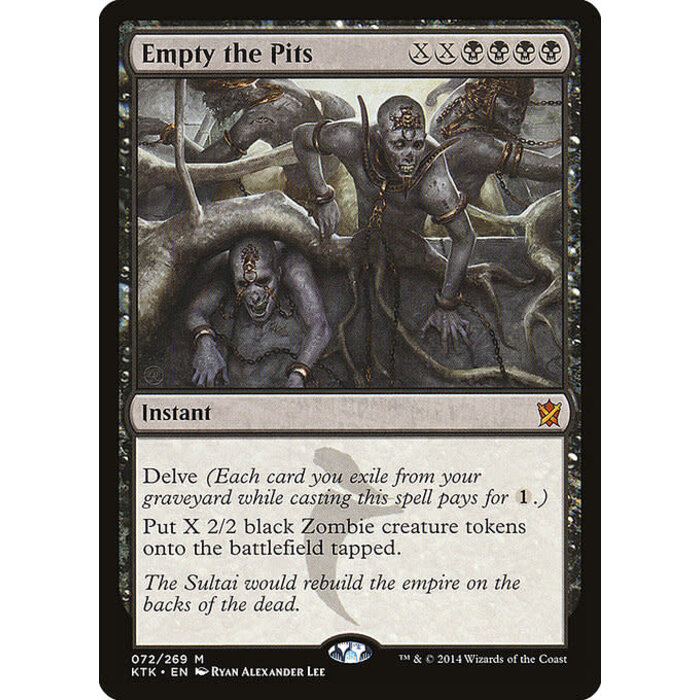 Magic: The Gathering Empty the Pits (072) Lightly Played
