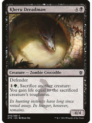 Magic: The Gathering Kheru Dreadmaw (076) Lightly Played