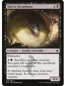 Magic: The Gathering Kheru Dreadmaw (076) Lightly Played