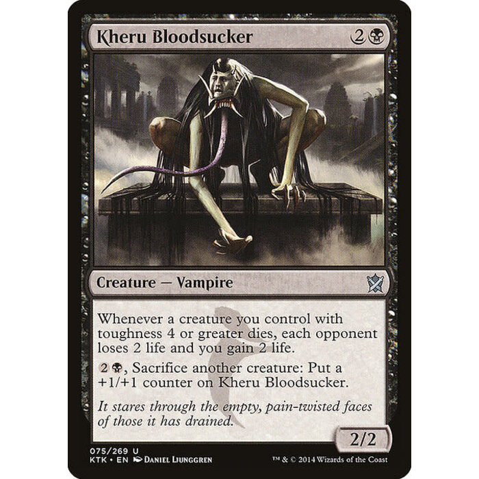 Magic: The Gathering Kheru Bloodsucker (075) Lightly Played